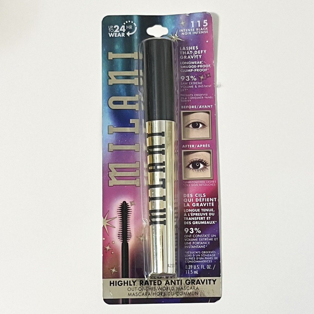 Milani Highly Rated Anti Gravity Mascara Lift Length Volume #115 Intense Black